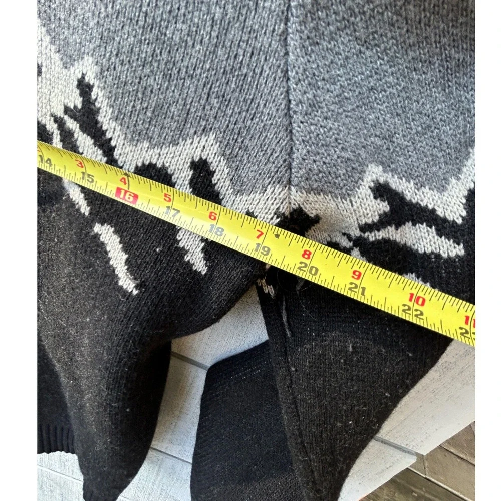 Banana Republic Mountain Graphic Wool Blend Sweater Mens Large
